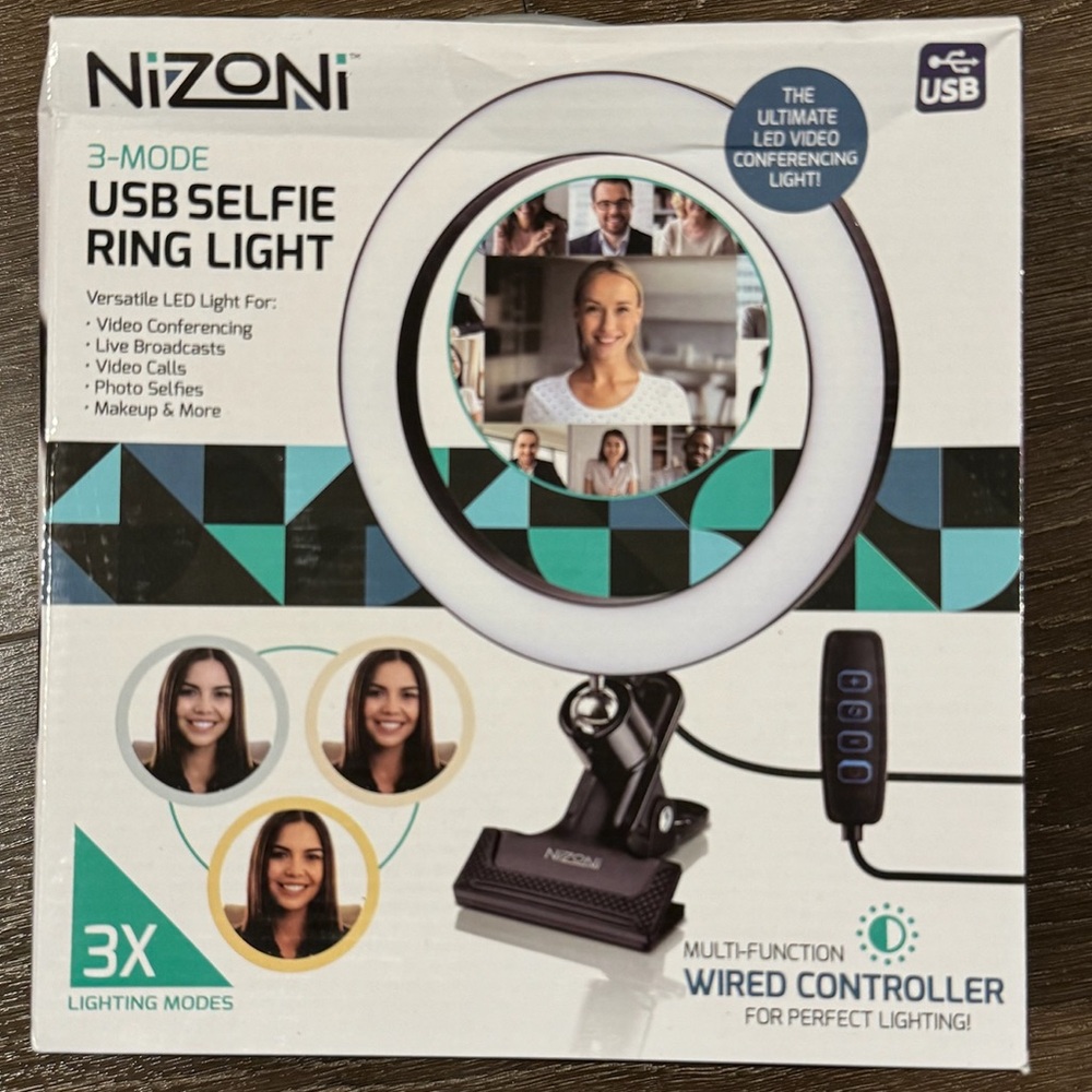 LED SELFIR RING LIGHT  📸 (3-Mode)